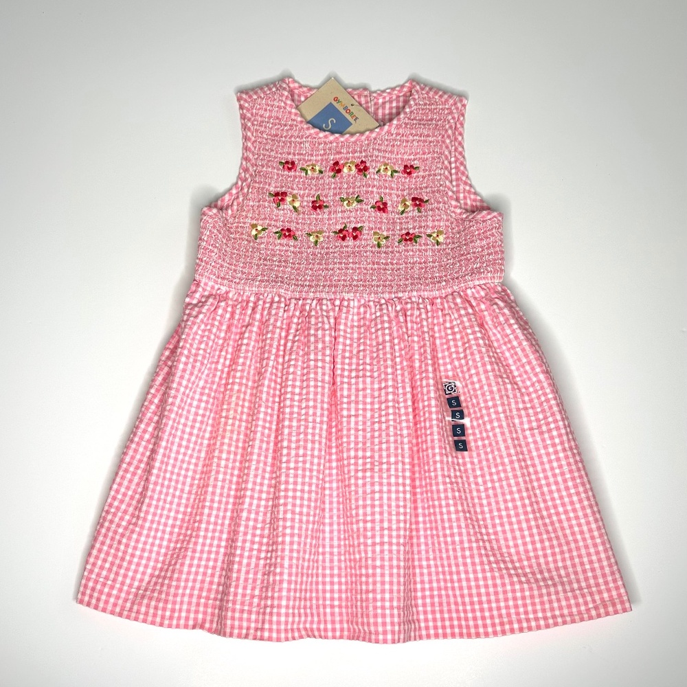 Vintage Gymboree Dress • Floral Bouquets • Size 2-3 Years • New